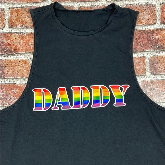 Daddy GLBT Black Muscle tank top - Picture 2 of 3